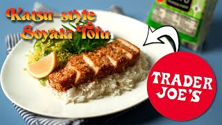 How to Make Crispy Tofu Katsu  Trader Joe’s Soyaki Tofu Recipe [upl. by Laikeze]