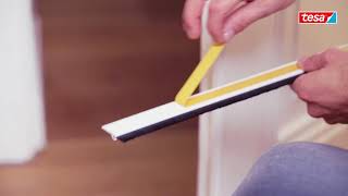 tesamoll® Door to Floor Brush Standard  seal gaps and save energy [upl. by Arinayed496]