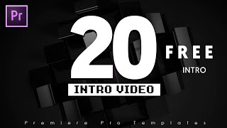 20 FREE Premiere Pro Intro Templates Download [upl. by Caton]