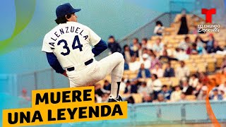 Muere Fernando Valenzuela leyenda mexicana de las Grandes Ligas  Telemundo Deportes [upl. by Einnaf]