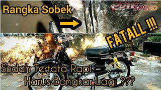 FATAL  Rangka Retak Cek Dulu Sebelum Restorasi  Yamaha v80 [upl. by Pillsbury443]