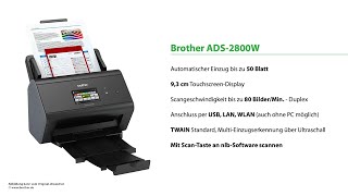 nlb Verden  Digitales Belegmanagement  Teil 2 Scanvorgang mit dem Brother ADS2800W [upl. by Nallak111]