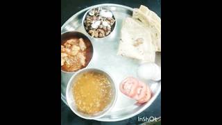 Maharashtrian veg nonveg thali Mr taste of india shortsyt youtube viral videothaliveg [upl. by Morgen243]