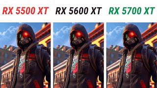 RX 5500 xt Vs RX 5600 xt Vs RX 5700 xt Tested in 20 Games 2024 5600x [upl. by Nore]