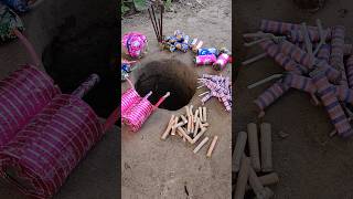 Different Types of Diwali Crackers Testing In Hole  पानी पानी Sound  महाबली बम  KIT KAT  Bullet [upl. by Nannoc782]