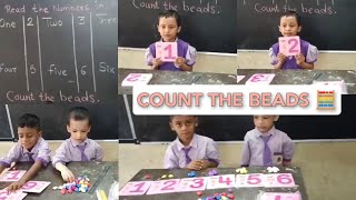 BEADS COUNTING  Number Activity [upl. by Annawaj]