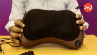 Neck Massager Pillow for Car amp Home  Ajkerdeal Product Unboxing 2018 [upl. by Sinnel]