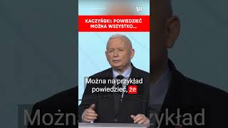 Kaczyński Powiedzieć można wszystko [upl. by Ecurb]