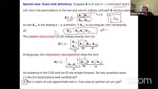 Talk by Gunnar Martinsson UT Austin [upl. by Sinnod]