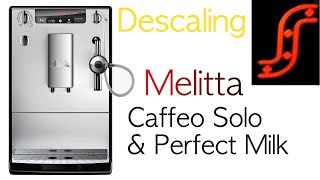 Melitta Caffeo Solo amp Perfect milk descaling [upl. by Enimrej]