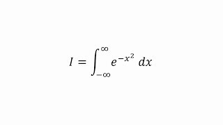 The Gaussian Integral [upl. by Desmund]