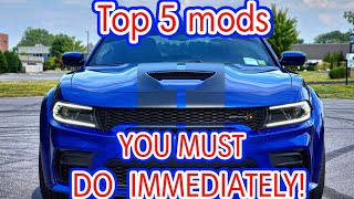 Top 5 Dodge Charger mods you must do immediately [upl. by Ttoile]