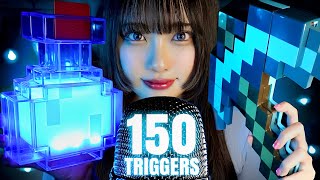 【ASMR】飽き性の人向け！15分で150種類の音😪150万人記念 [upl. by Daraj]