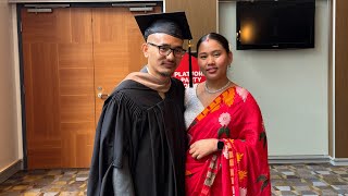 Graduation Ceremony 🎓 2024 Nepali Vancouver canadalife missingfamily memories vlog couple [upl. by Htebezile]