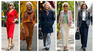 Older Women OVER 50  Ageless Style On How To Look EXTREMELY Chic and Elegant This Autumn 2025 [upl. by Aiciled819]