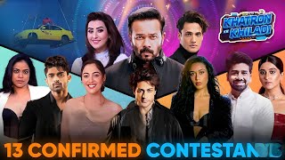 khatron ke khiladi 14 contestant list latest  tv ki हसीना का Naagin 7 मे जलवा [upl. by Zina]