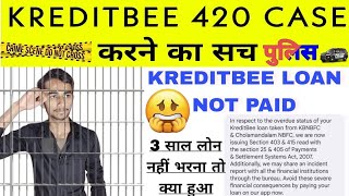 Kreditbee loan repayment nahi kiya to kya hoga [upl. by Pollack713]