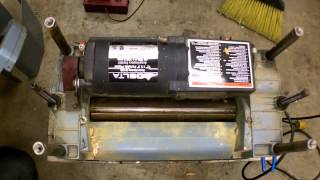 Part 1 of 9 Delta 22540 Planer Disassembly Assembly and Adjustments [upl. by Airbmat501]