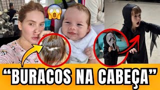 VIRGÍNIA COM ALOPECIA DESABAFA😱 MARIA ALICE ASSUSTA TODOS😱 mariaalice [upl. by Yecart]