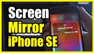 How to Screen Mirror iPhone SE to your LG TV Fast Method [upl. by Godrich]