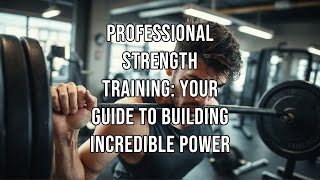 Professional Strength Training Your Guide to Building Incredible Power 💪 [upl. by Elbas644]