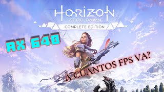 BENCHMARK GAME AMD RX 640 4GB Horizon Zero Down  A cuantos FPS VA [upl. by Hilel546]