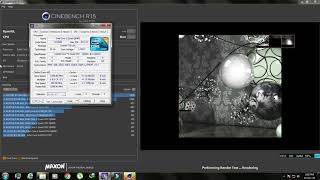 Intel Core 2 Quad Q8400  32 Ghz CineBench R15 [upl. by Laurianne]