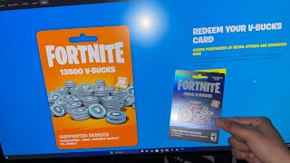 HOW TO REDEEM FORTNITE VBUCKS CODE IN 2024 [upl. by Giorgio]