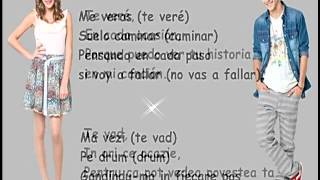 Violetta amp Tomas  Tienes Todo lyrics romana [upl. by Ahtoelc]