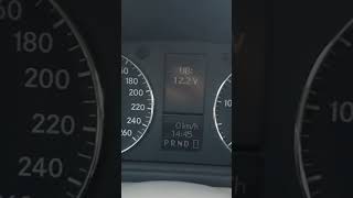 Mercedes w203 oil level check [upl. by Chaworth]