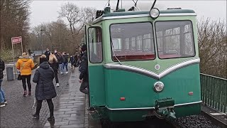 Drachenfels Königswinter im Nebel mit der ältesten Zahnradbahn Deutschlands [upl. by Ronoel984]