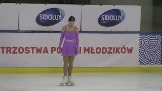 Laura Szczesna – 2024 Polish U23 Figure Skating Championships FS [upl. by Bertram]