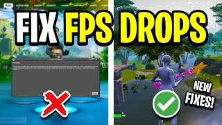 How To Fix FPS Drops Stutters amp Crashes in Fortnite Chapter 4 Season 3 New Methods [upl. by Adriaens482]