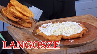 Langosze Lángos z białym sosem czosnkowym  Oddaszfartucha [upl. by Milzie214]