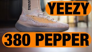 YEEZY 380 PEPPER REVIEW AND ON FEET [upl. by Ammann]