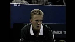 Michael Stich vs Jonas Björkman US Open 1994 Quarterfinal PART 1 [upl. by Ferguson54]