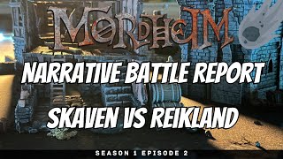 Mordheim Battle Report  Skaven vs Reikland Mercenaries  S1E2 [upl. by Hoon73]