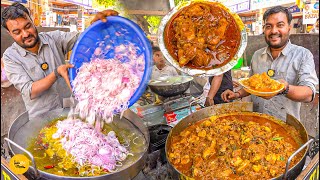 Mukherjee Nagar Chacha Bhatija Selling Cheapest Tawa Chicken Rs 70 Only l Delhi Food Tour [upl. by Anselm]