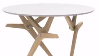 BOULON BLANC Table  Transformable Tables [upl. by Akeimahs]