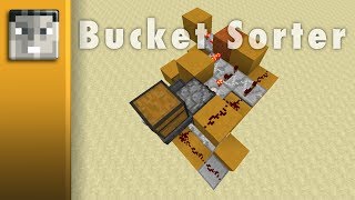 Minecraft 17 Compact Lava And Water Bucket Sorter ShowcaseTutorial [upl. by Sylram]