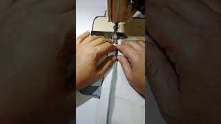 Topstitch armband and insert combinationsewing fashion youtubeshorts shortvideo [upl. by Coltson914]