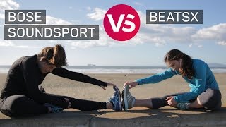 BeatsX vs Bose Soundsport Wireless Best Bluetooth headphones [upl. by Meurer]