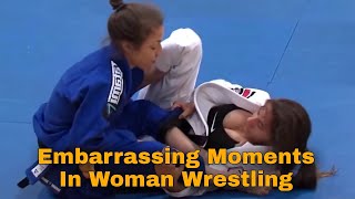 5 Embarrassing Moments In Woman Wrestling [upl. by Ahsel]