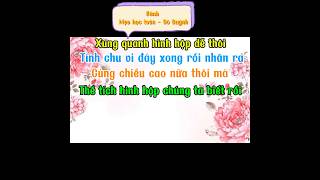 Thơ  Diện tích chu vi hình hộp [upl. by Fahland]