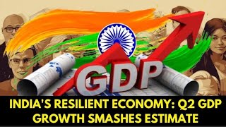 Indias Economy Soars Latest GDP Numbers Beat Global Expectations [upl. by Hildebrandt]