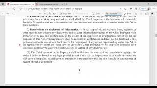 28126Chapter 1In EnglishThe Dock Workers Safety Health amp Welfare Act 1986 [upl. by Wistrup]