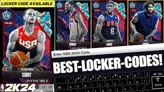 Steph Curry Lebron James Hurry and Use the New Locker Codes for Free Players NBA 2K24 MyTeam [upl. by Larkin]