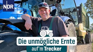 Wie kann Thomas Mais und Bohnen gemeinsam ernten  Aufm Trecker Folge 44  NDR [upl. by Llerreg]