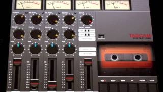 iPad TAPE MULTITRACK APP Yes  Tascam PORTASTUDIO virtual cassette [upl. by Ahsinut]