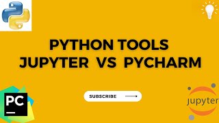 Python Tools Jupyter vs PyCharm python pythontools [upl. by Nodyl]